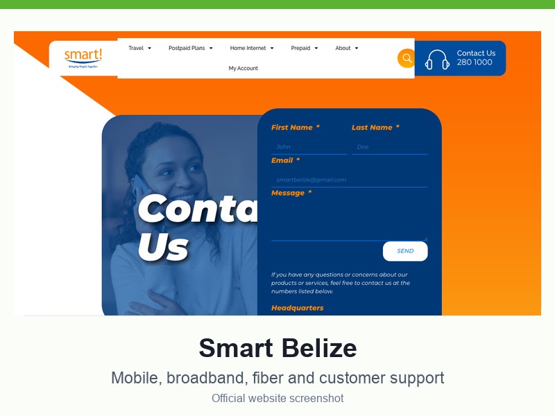 Smart Belize - Mobile, Broadband and Fiber Services